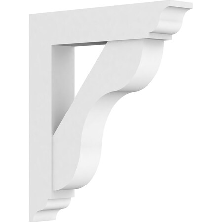 Standard Carmel Architectural Grade PVC Bracket With Traditional Ends, 5W X 24D X 32H